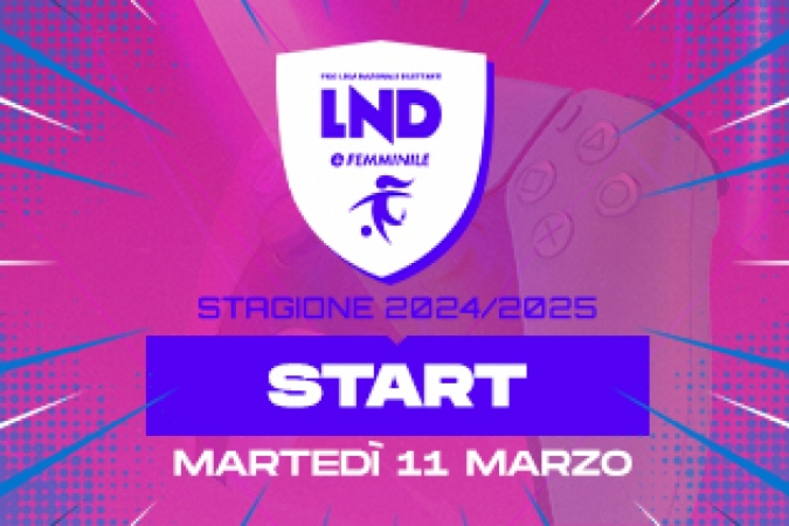 Al via la 6^ edizione del Campionato eFemminile della Lega Nazionale Dilettanti