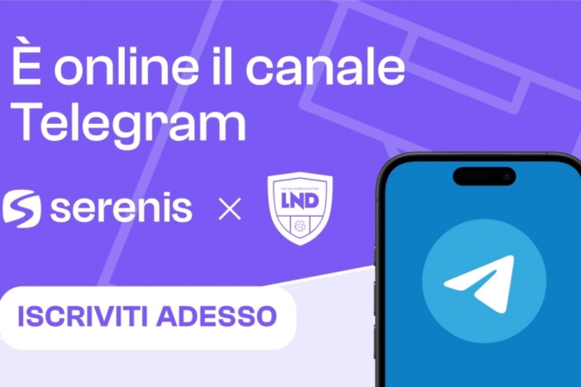 Salute mentale e alimentazione: la LND lancia il canale Telegram con Serenis