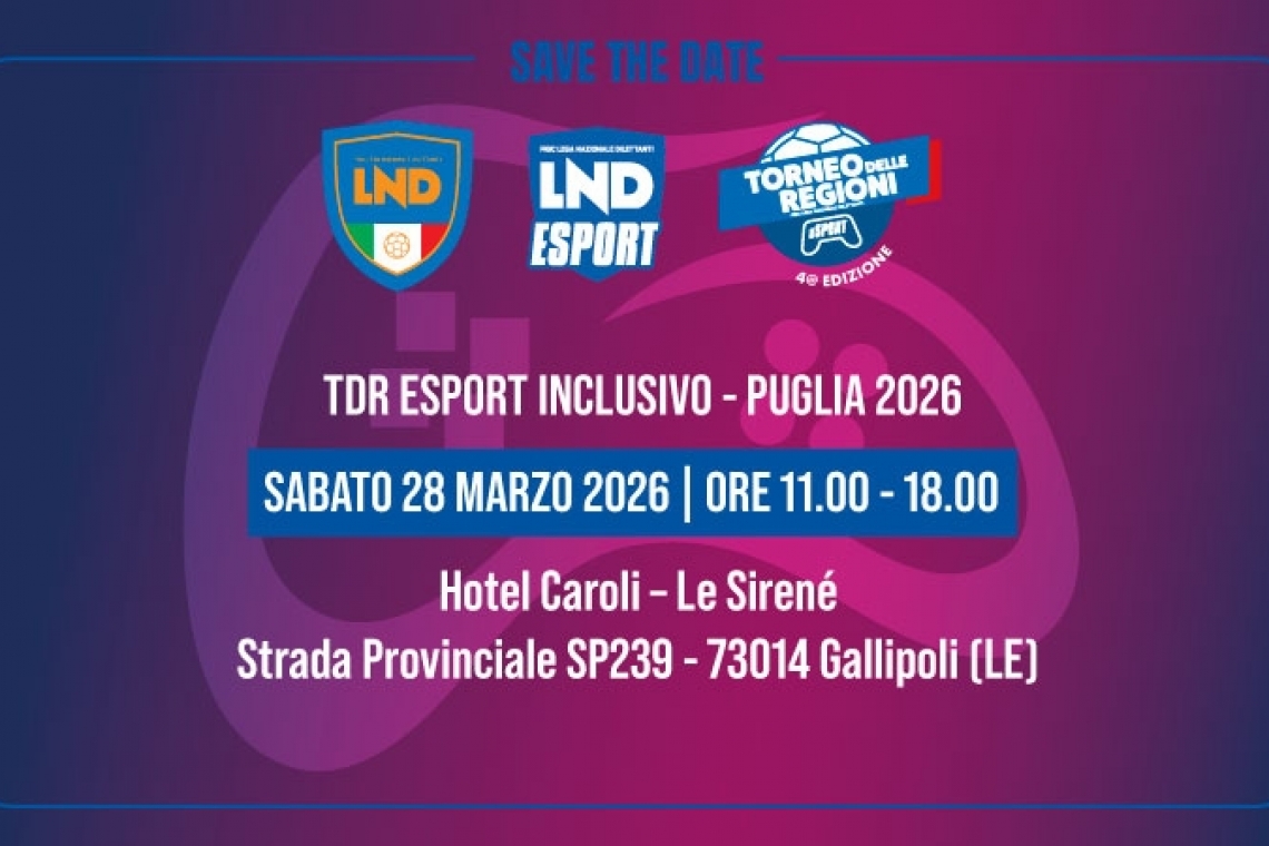 Il TDR eSport torna a Gallipoli per una giornata speciale all’insegna di sport, innovazione e inclusione