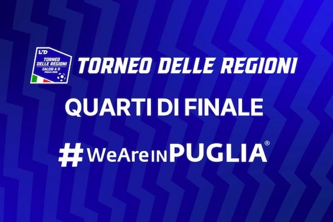 Torneo delle Regioni: gli accoppiamenti dei quarti di finale